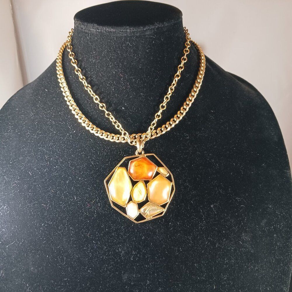Kenneth Cole Women's Gold Tone Chain Choker Necklace